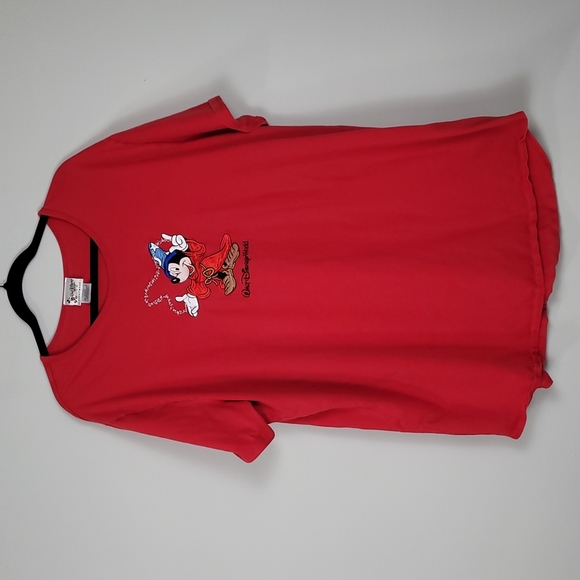 Disney Tops - Vintage Walt Disney World Sleepwear Sorcerer Apprentice Mickey Mouse shi…